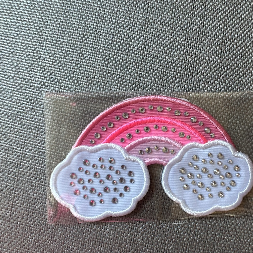 Stoney Clover Lane crystal rainbow patch
